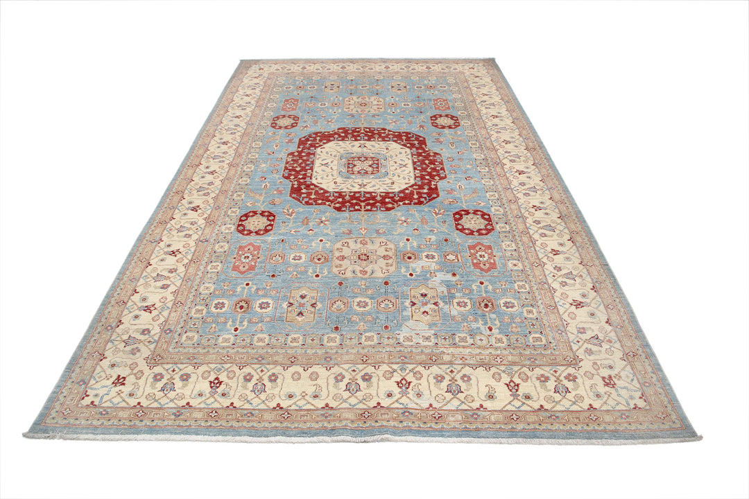 Hand Knotted Ziegler Farhan Wool Rug 6' 6" x 10' 0" - No. AT37072