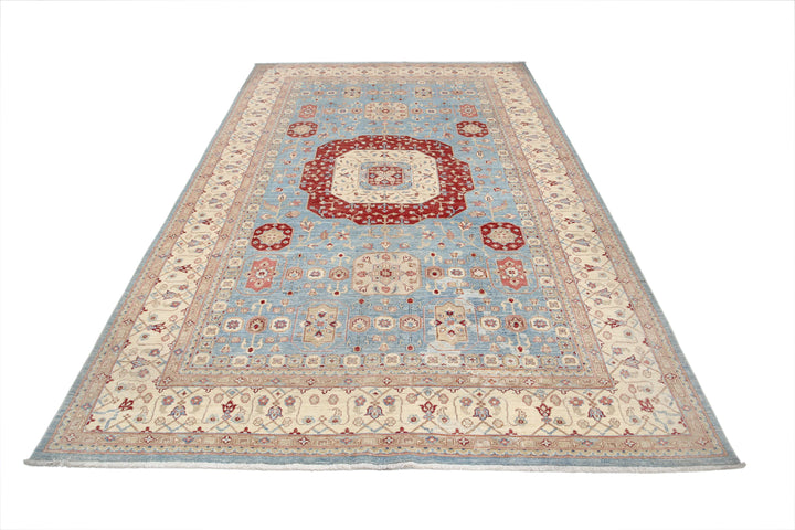 Hand Knotted Ziegler Farhan Wool Rug 6' 6" x 10' 0" - No. AT37072