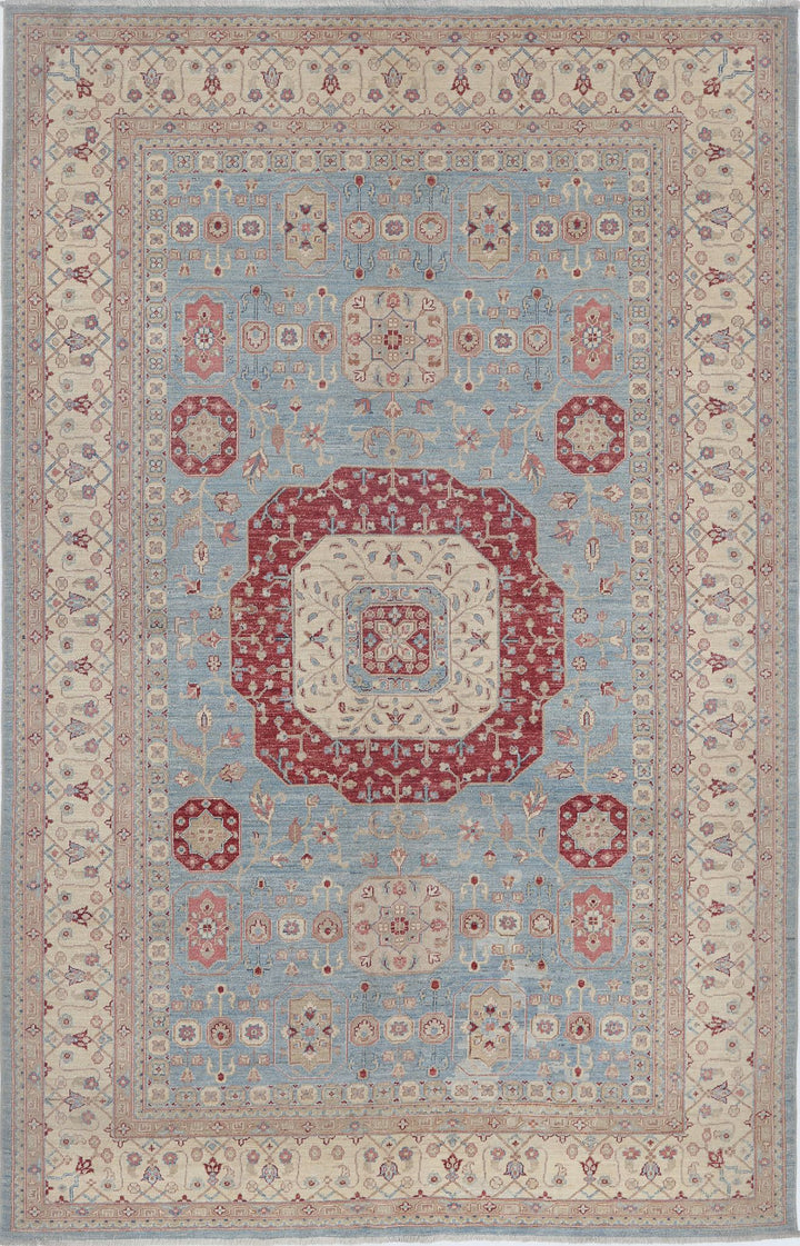 Hand Knotted Ziegler Farhan Wool Rug 6' 6" x 10' 0" - No. AT37072