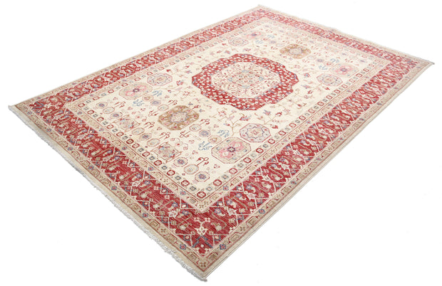 Hand Knotted Ziegler Farhan Wool Rug 5' 7" x 8' 0" - No. AT26777