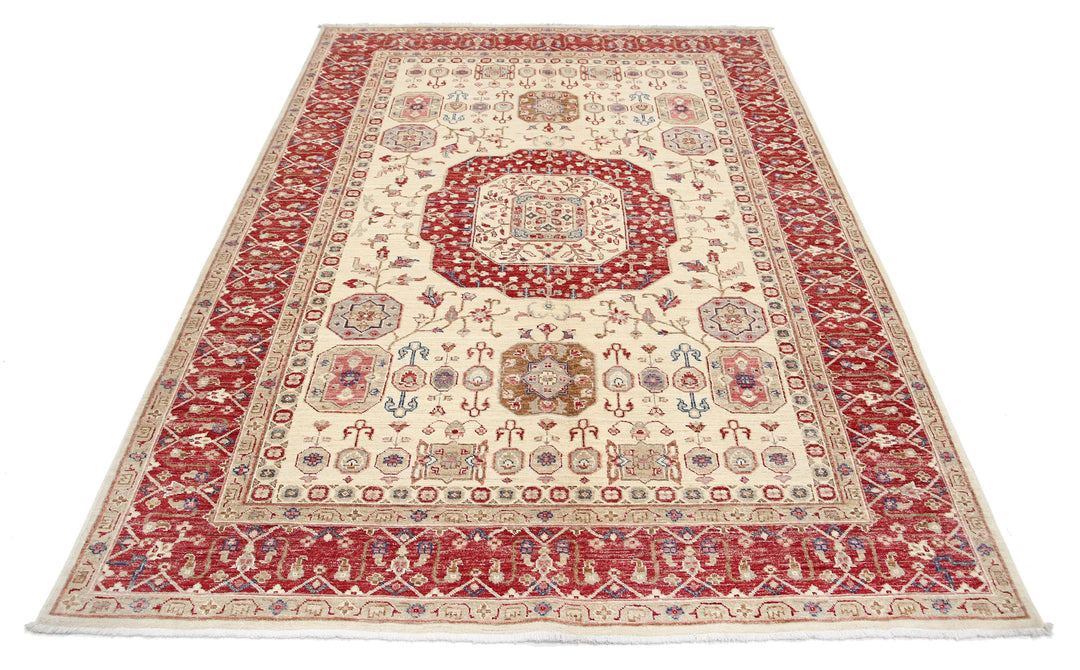 Hand Knotted Ziegler Farhan Wool Rug 5' 7" x 8' 0" - No. AT26777