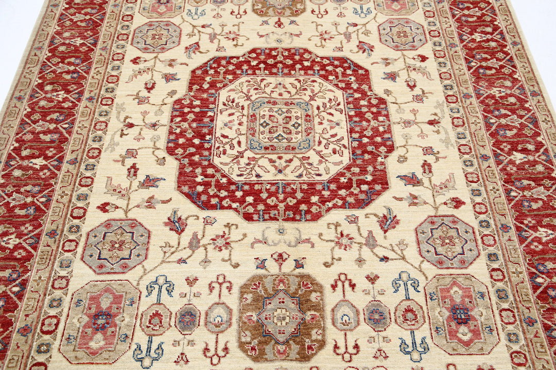 Hand Knotted Ziegler Farhan Wool Rug 5' 7" x 8' 0" - No. AT26777
