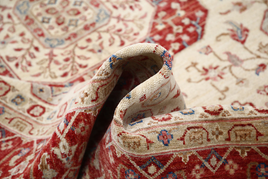 Hand Knotted Ziegler Farhan Wool Rug 5' 7" x 8' 0" - No. AT26777