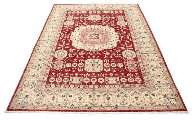 Hand Knotted Ziegler Farhan Wool Rug 5' 9" x 7' 5" - No. AT94522