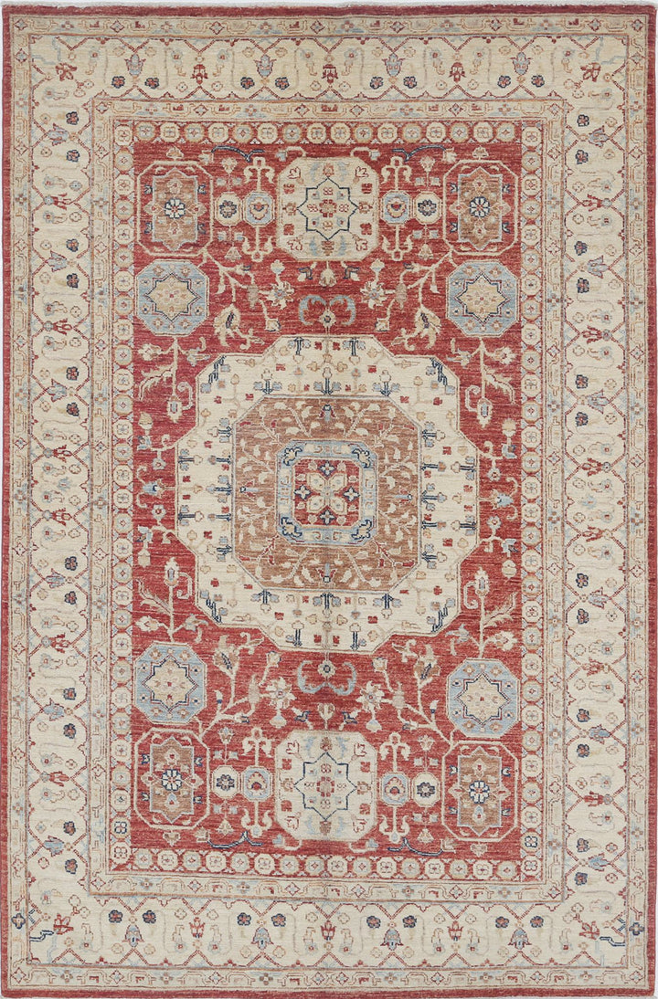 Hand Knotted Ziegler Farhan Wool Rug 4' 7" x 7' 0" - No. AT53103