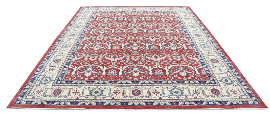 Hand Knotted Ziegler Farhan Wool Rug 9' 0" x 11' 6" - No. AT48969