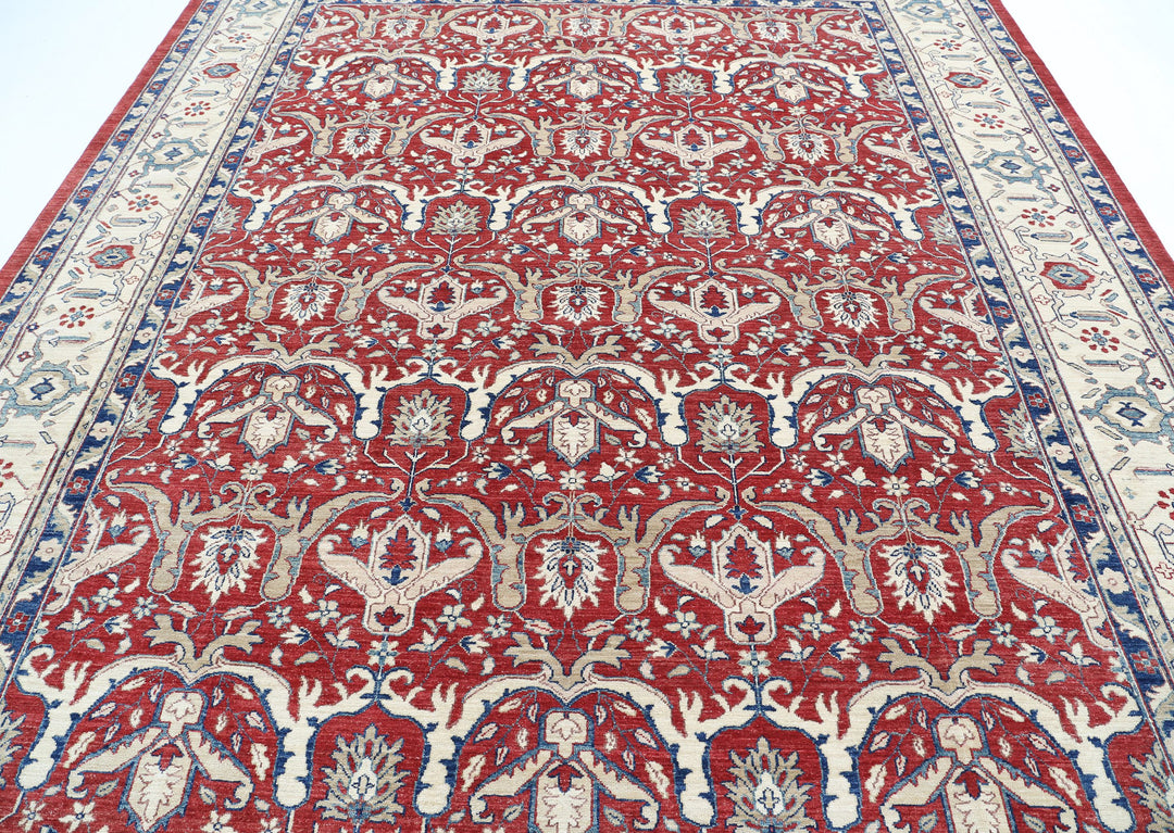 Hand Knotted Ziegler Farhan Wool Rug 9' 0" x 11' 6" - No. AT48969