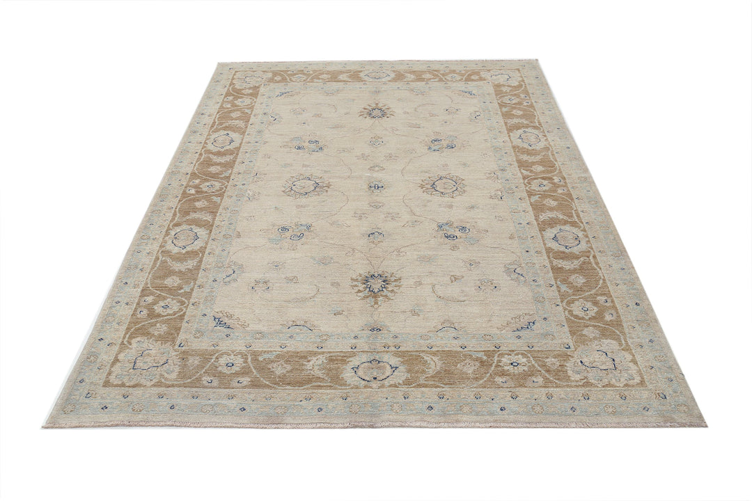 Hand Knotted Serenity Wool Rug 5' 5" x 7' 5" - No. AT39936