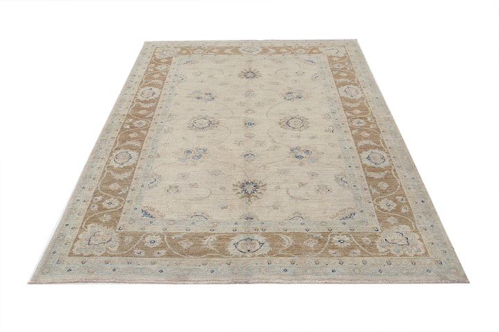 Hand Knotted Serenity Wool Rug 5' 5" x 7' 5" - No. AT39936