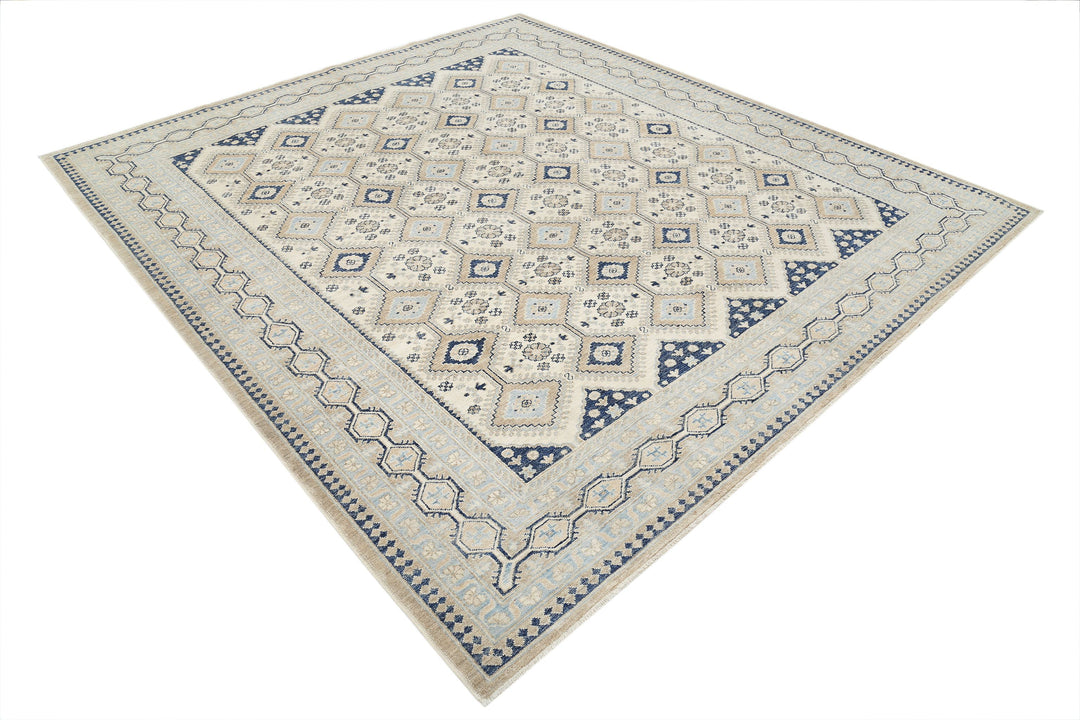 Hand Knotted Serenity Wool Rug 8' 3" x 9' 2" - No. AT91678