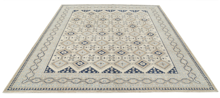Hand Knotted Serenity Wool Rug 8' 3" x 9' 2" - No. AT91678