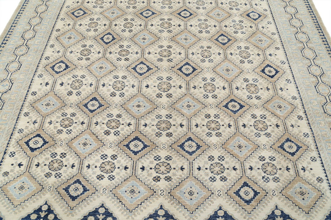 Hand Knotted Serenity Wool Rug 8' 3" x 9' 2" - No. AT91678