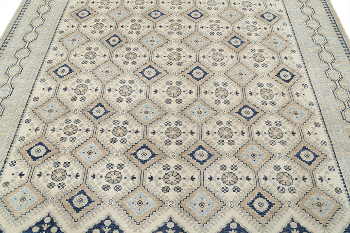 Hand Knotted Serenity Wool Rug 8' 3" x 9' 2" - No. AT91678