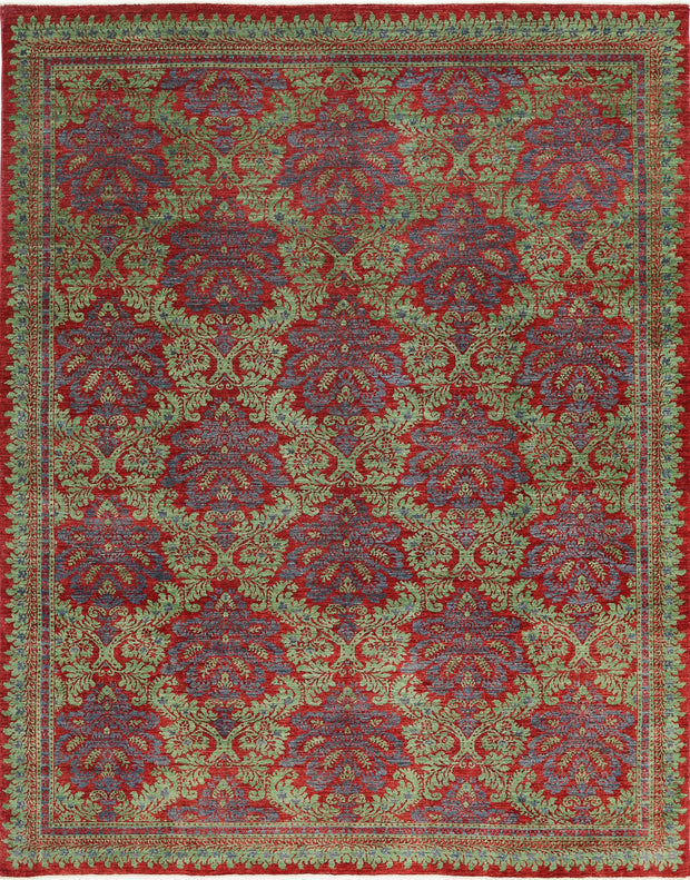 Hand Knotted Ziegler Farhan Wool Rug 7' 10" x 9' 9" - No. AT75395
