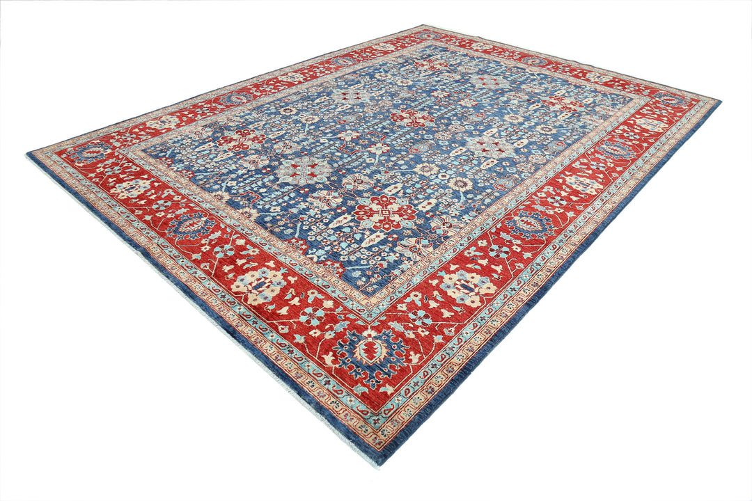 Hand Knotted Ziegler Farhan Wool Rug 9' 1" x 12' 2" - No. AT33855