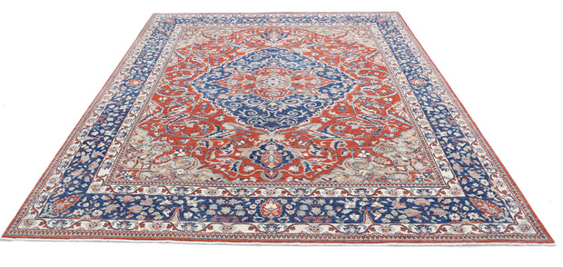 Hand Knotted Fine Ziegler Wool Rug 7' 11" x 9' 10" - No. AT86787