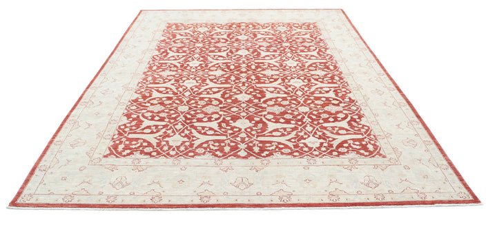 Hand Knotted Fine Ziegler Wool Rug 7' 10" x 10' 8" - No. AT21514