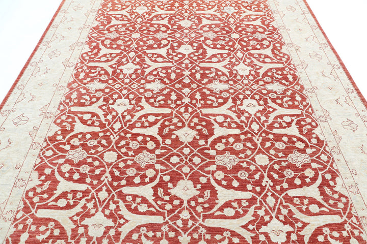 Hand Knotted Fine Ziegler Wool Rug 7' 10" x 10' 8" - No. AT21514