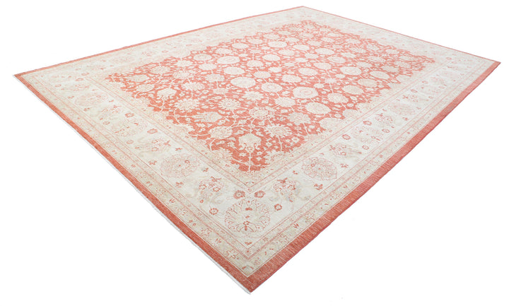 Hand Knotted Fine Ziegler Wool Rug 10' 1" x 14' 0" - No. AT68216