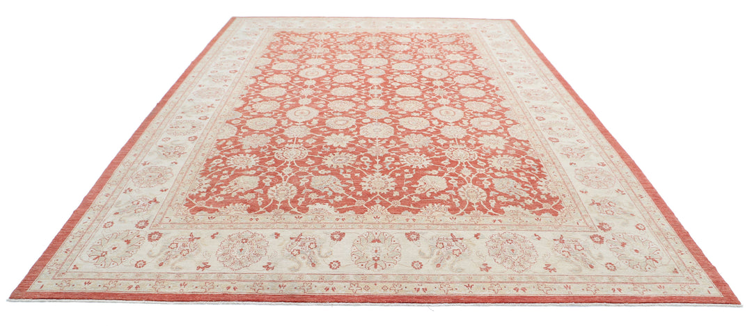 Hand Knotted Fine Ziegler Wool Rug 10' 1" x 14' 0" - No. AT68216