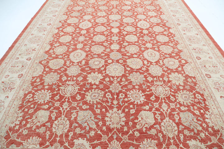 Hand Knotted Fine Ziegler Wool Rug 10' 1" x 14' 0" - No. AT68216