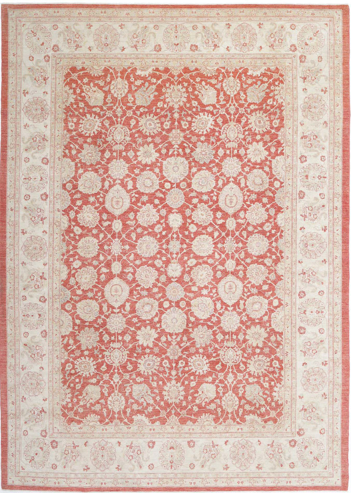 Hand Knotted Fine Ziegler Wool Rug 10' 1" x 14' 0" - No. AT68216