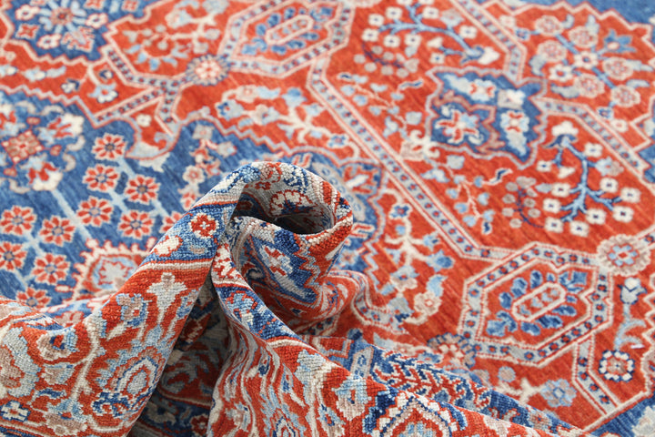 Hand Knotted Fine Ziegler Wool Rug 8' 9" x 11' 8" - No. AT51629