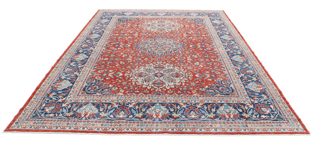 Hand Knotted Fine Ziegler Wool Rug 9' 0" x 11' 11" - No. AT47552