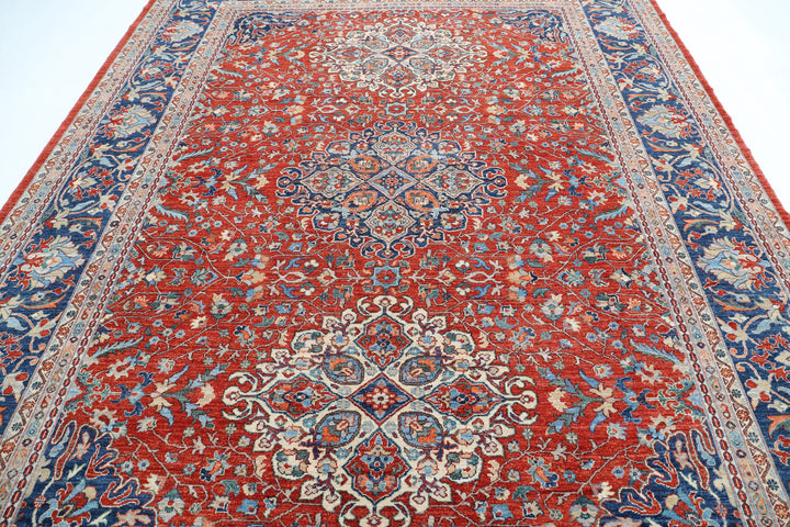 Hand Knotted Fine Ziegler Wool Rug 9' 0" x 11' 11" - No. AT47552