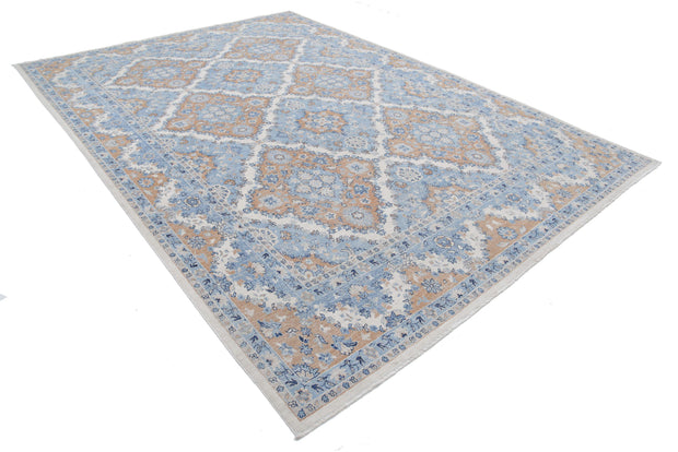 Hand Knotted Fine Ziegler Wool Rug 8' 7" x 11' 9" - No. AT17764