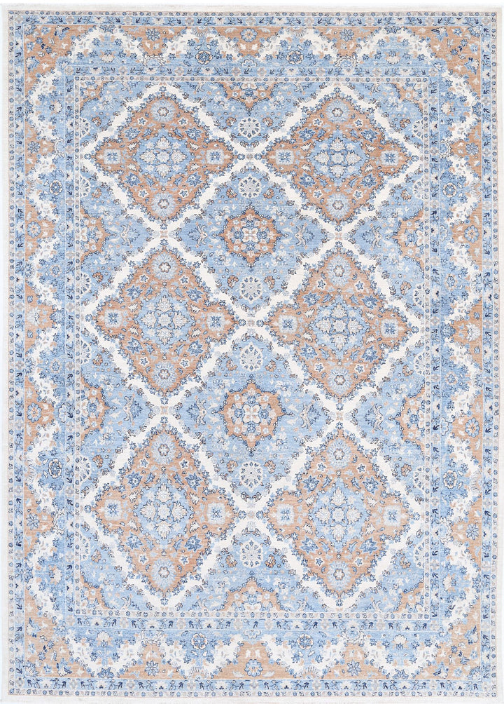 Hand Knotted Fine Ziegler Wool Rug 8' 7" x 11' 9" - No. AT17764