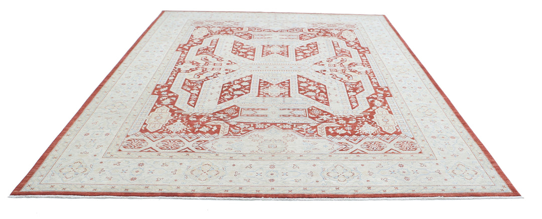 Hand Knotted Fine Ziegler Wool Rug 8' 11" x 11' 5" - No. AT40741