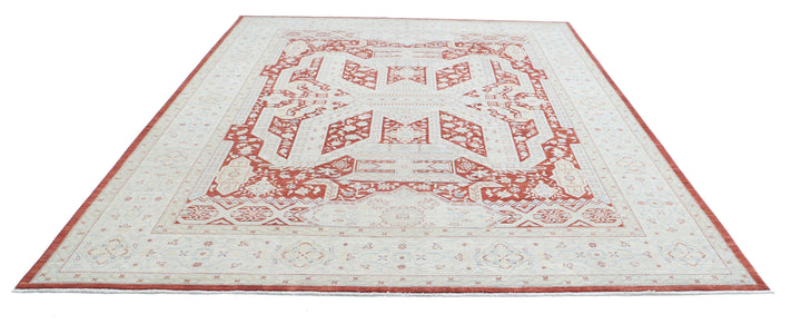 Hand Knotted Fine Ziegler Wool Rug 8' 11" x 11' 5" - No. AT40741