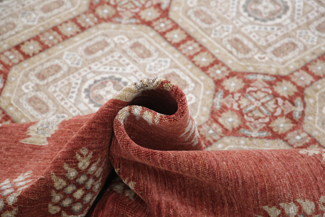 Hand Knotted Fine Ziegler Wool Rug 9' 9" x 13' 4" - No. AT97592