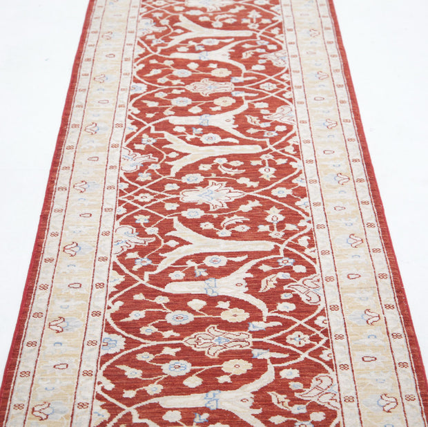 Hand Knotted Fine Ziegler Wool Rug 2' 5" x 10' 0" - No. AT60810