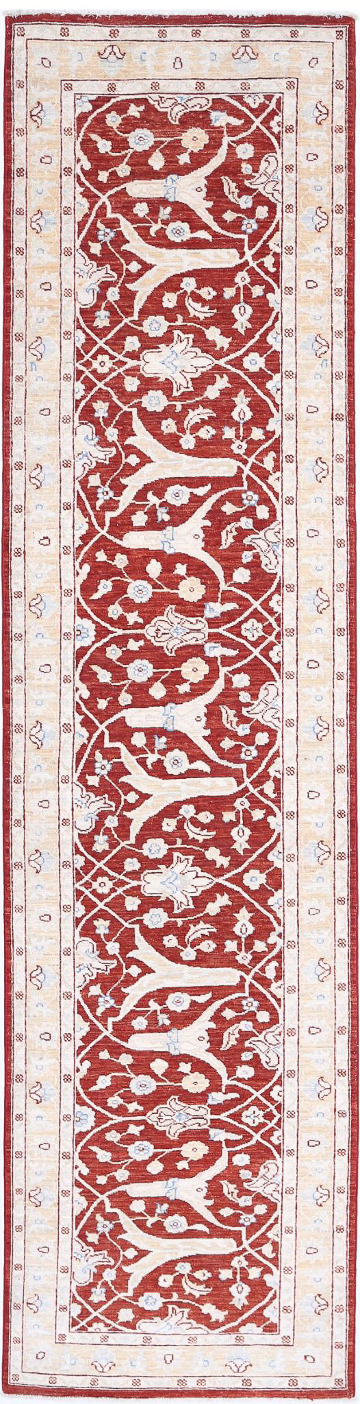 Hand Knotted Fine Ziegler Wool Rug 2' 5" x 10' 0" - No. AT60810