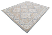 Hand Knotted Fine Ziegler Wool Rug 8' 1" x 9' 8" - No. AT33912