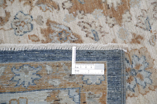 Hand Knotted Fine Ziegler Wool Rug 8' 1" x 9' 8" - No. AT33912