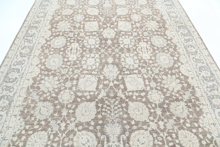 Hand Knotted Fine Ziegler Wool Rug 7' 9" x 10' 0" - No. AT47194