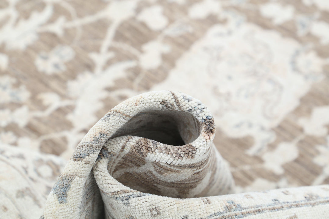 Hand Knotted Fine Ziegler Wool Rug 7' 9" x 10' 0" - No. AT47194