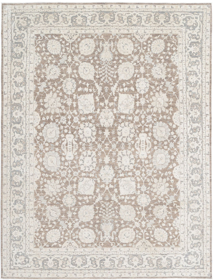 Hand Knotted Fine Ziegler Wool Rug 7' 9" x 10' 0" - No. AT47194