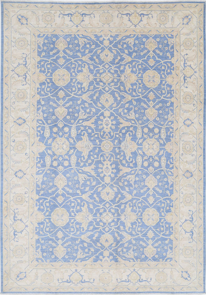 Hand Knotted Fine Ziegler Wool Rug 6' 7" x 9' 6" - No. AT98557