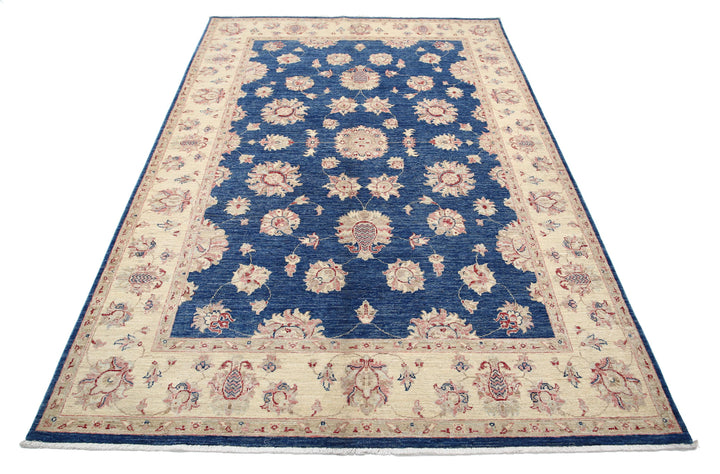 Hand Knotted Fine Ziegler Wool Rug 5' 5" x 7' 11" - No. AT19854
