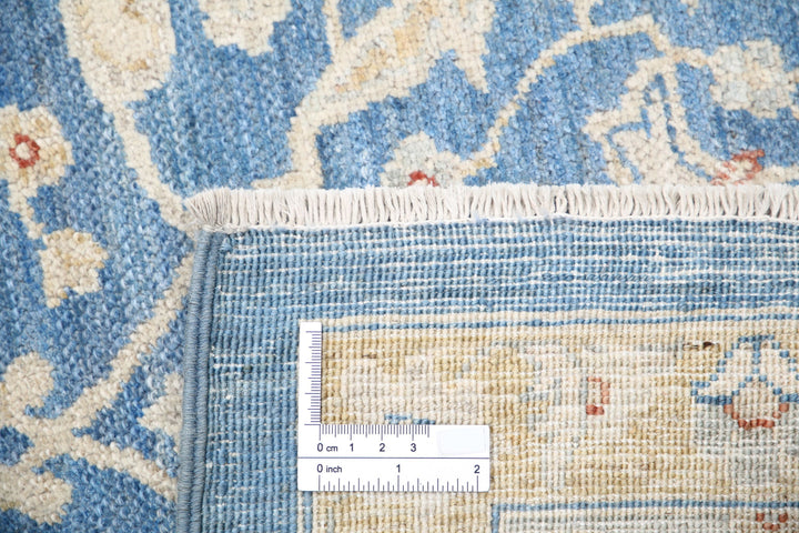 Hand Knotted Fine Ziegler Wool Rug 7' 7" x 9' 3" - No. AT18537