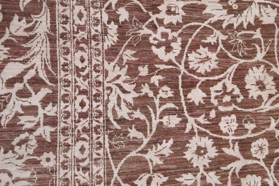 Hand Knotted Fine Ziegler Wool Rug 9' 1" x 11' 9" - No. AT88632