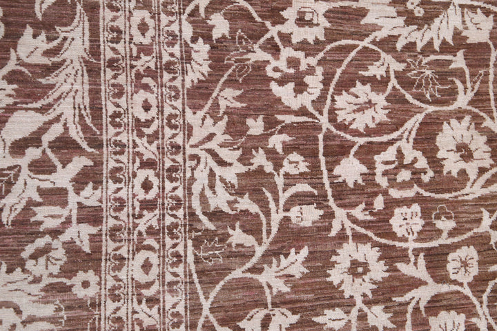 Hand Knotted Fine Ziegler Wool Rug 9' 1" x 11' 9" - No. AT88632