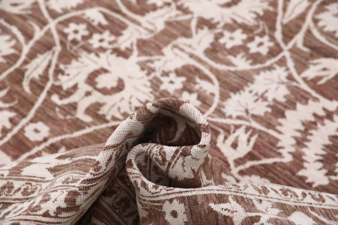 Hand Knotted Fine Ziegler Wool Rug 9' 1" x 11' 9" - No. AT88632