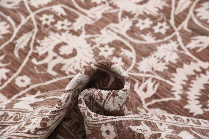 Hand Knotted Fine Ziegler Wool Rug 9' 1" x 11' 9" - No. AT88632