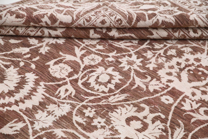 Hand Knotted Fine Ziegler Wool Rug 9' 1" x 11' 9" - No. AT88632