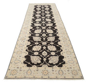 Hand Knotted Ziegler Tabriz Wool Rug 3' 10" x 12' 8" - No. AT67374
